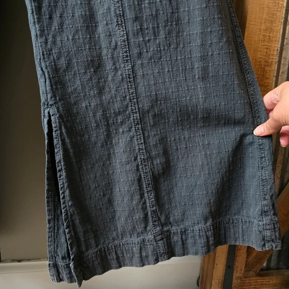 Free People Savannah Oversized Cotton Overalls Black - Picture 4 of 9